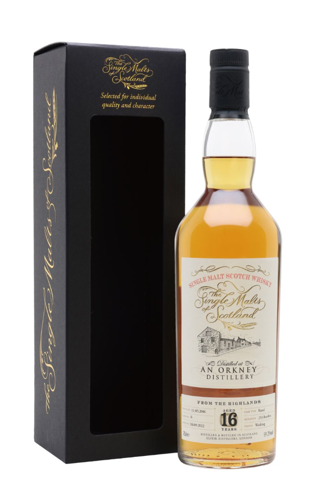 SINGLE MALTS OF SCOTLAND ORKNEY 2006 16YO 59.2%