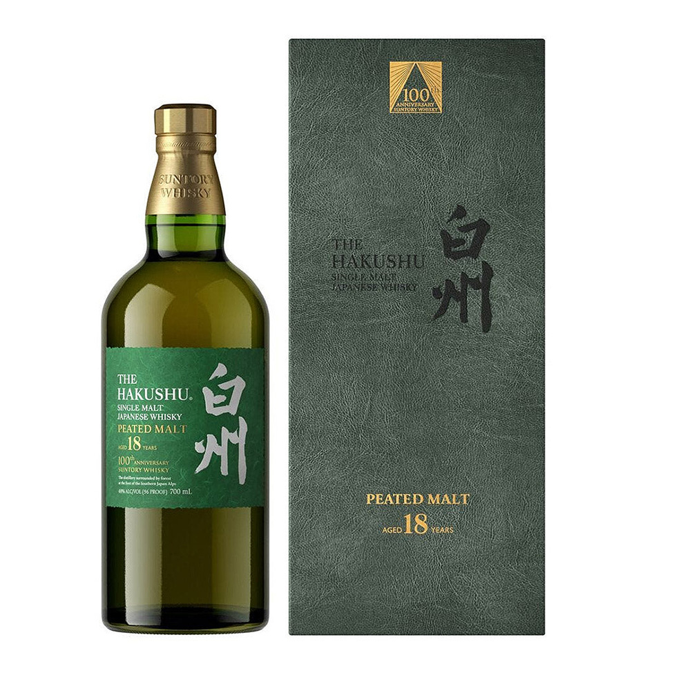 SUNTORY WHISKY THE HAKUSHU 18YO PEATED MALT ANNIVERSARY EDITION