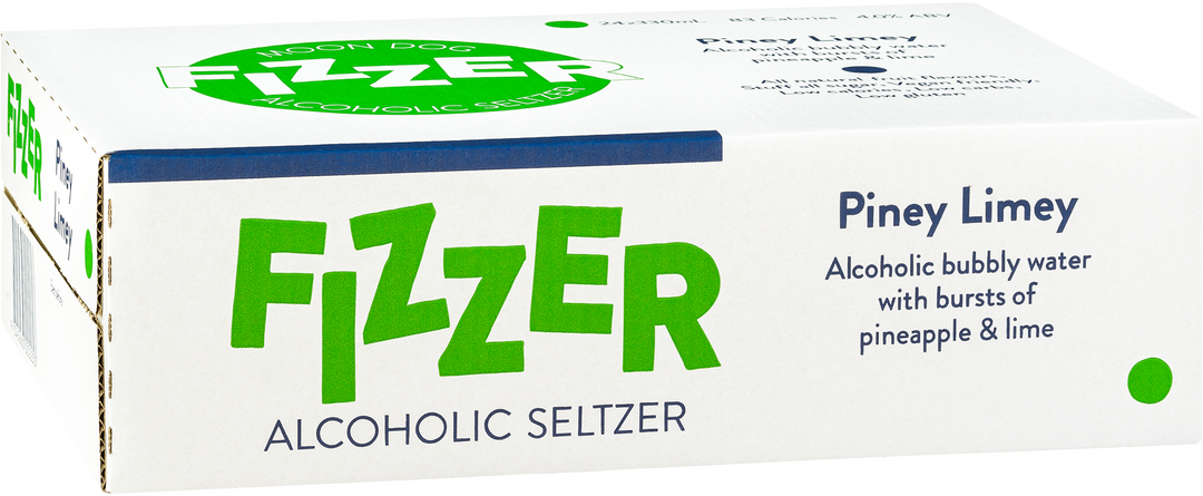 Moon Dog 'Fizzer' Piney Limey 330ml Can Carton