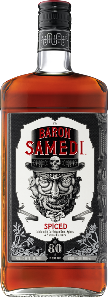 BARON SAMEDI SPICED RUM 700ML BOTTLE