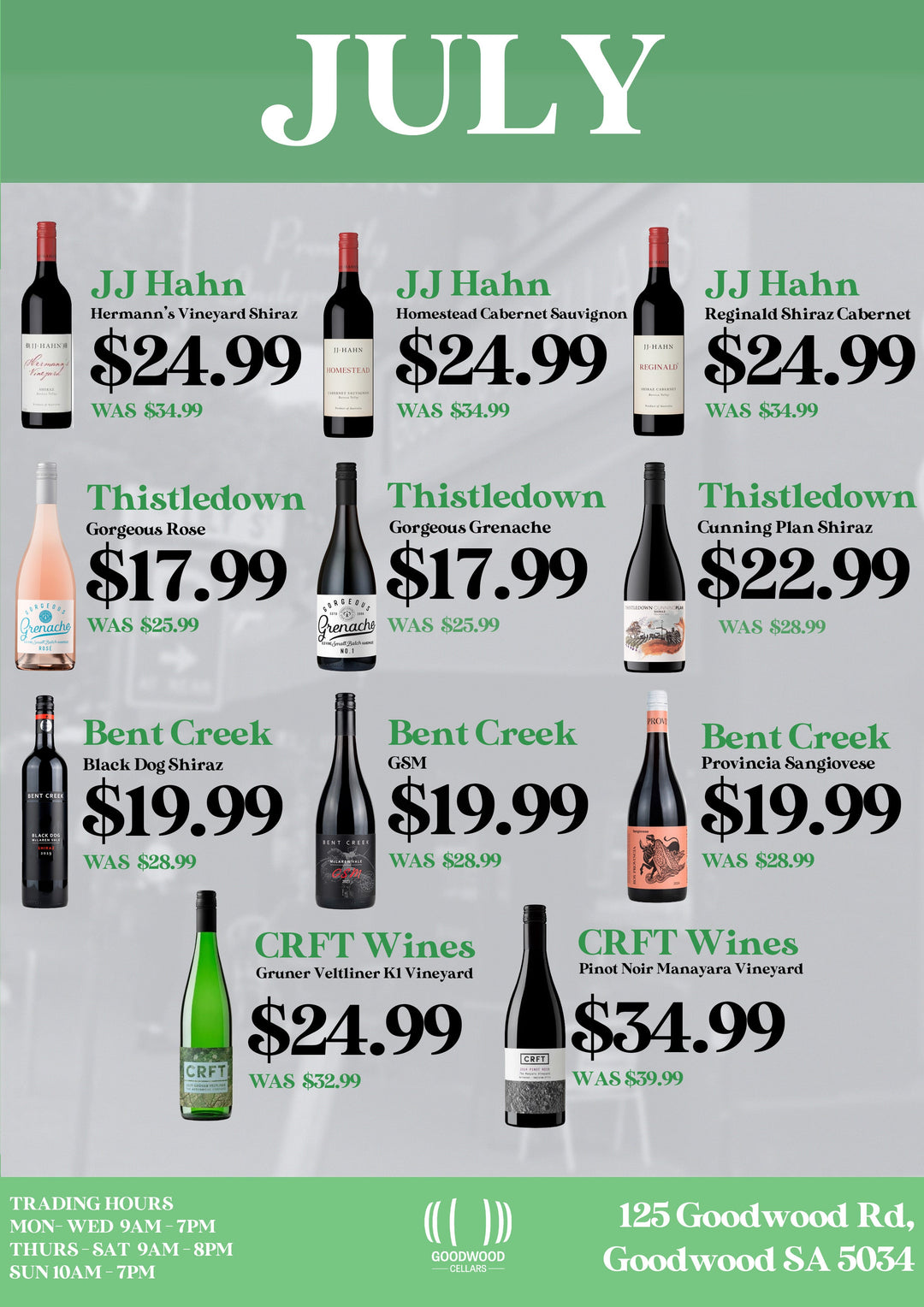 JULY SPECIALS 2026