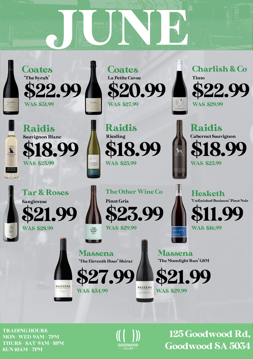 JUNE SPECIALS 2026