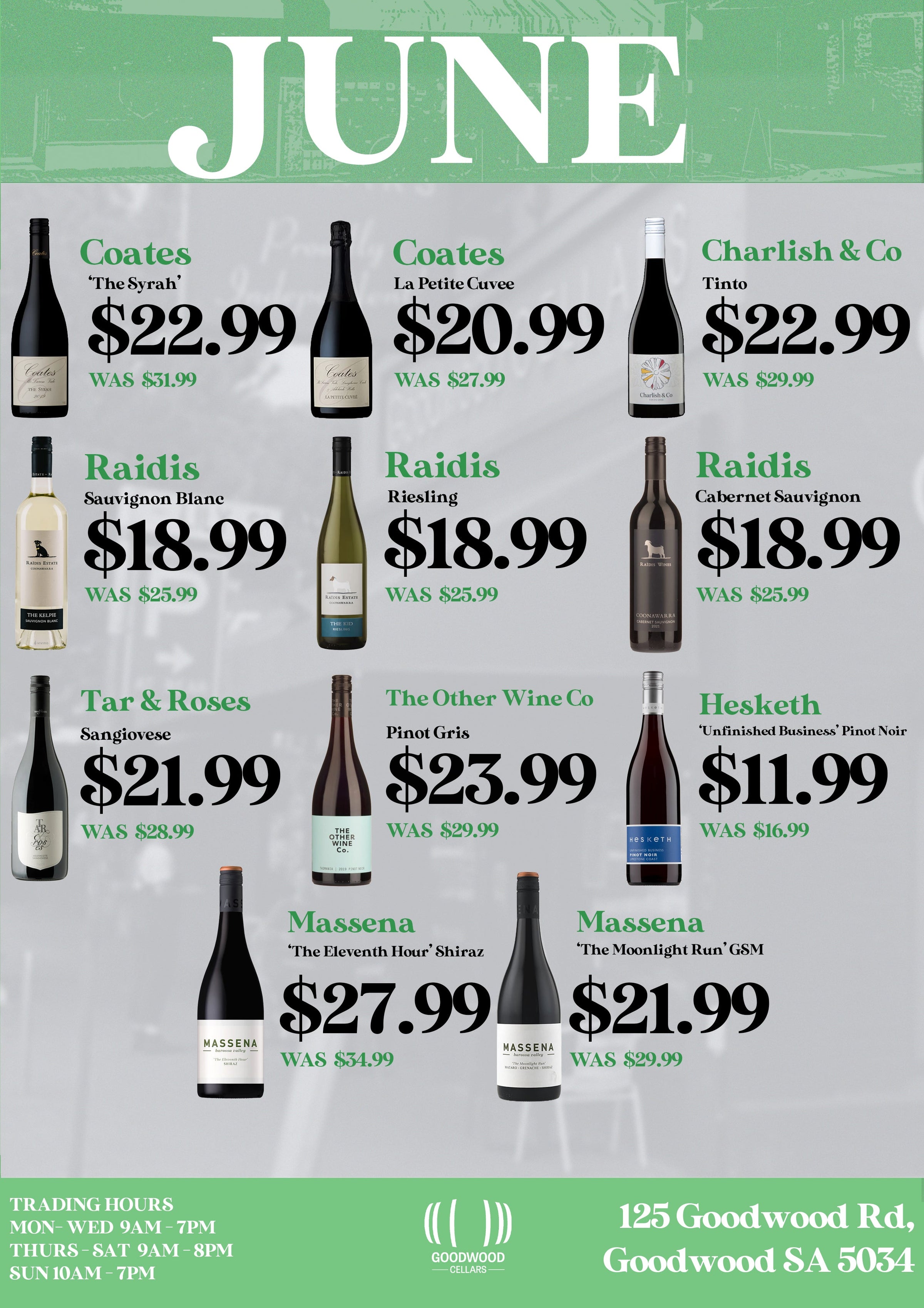 JUNE SPECIALS 2026