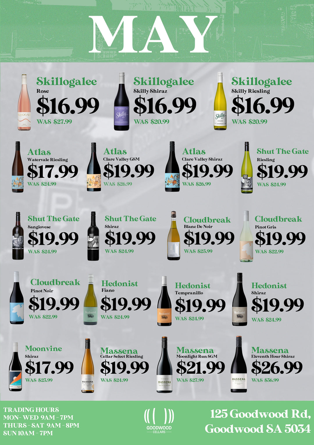 MAY SPECIALS