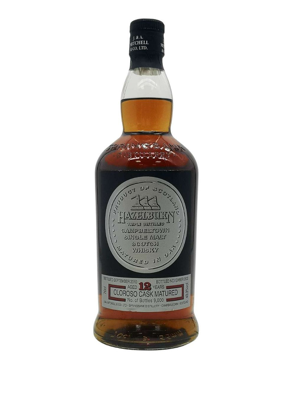 Hazelburn 12yo Oloroso Single Malt 700ml – GOODWOOD CELLARS