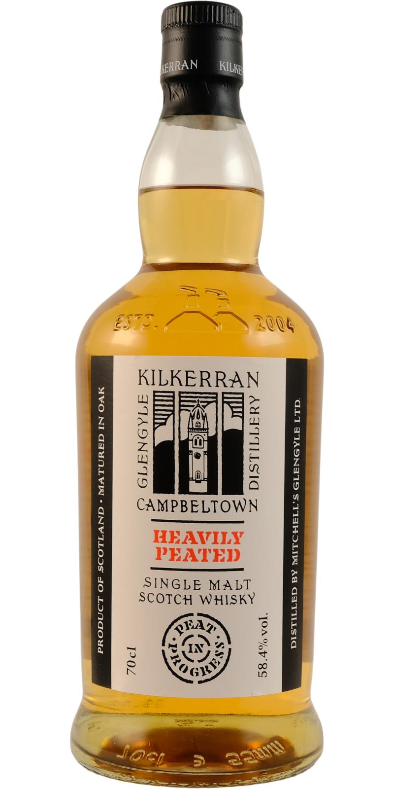 Kilkerran Heavily Peated Whisky Batch 8 58.4% 700ML
