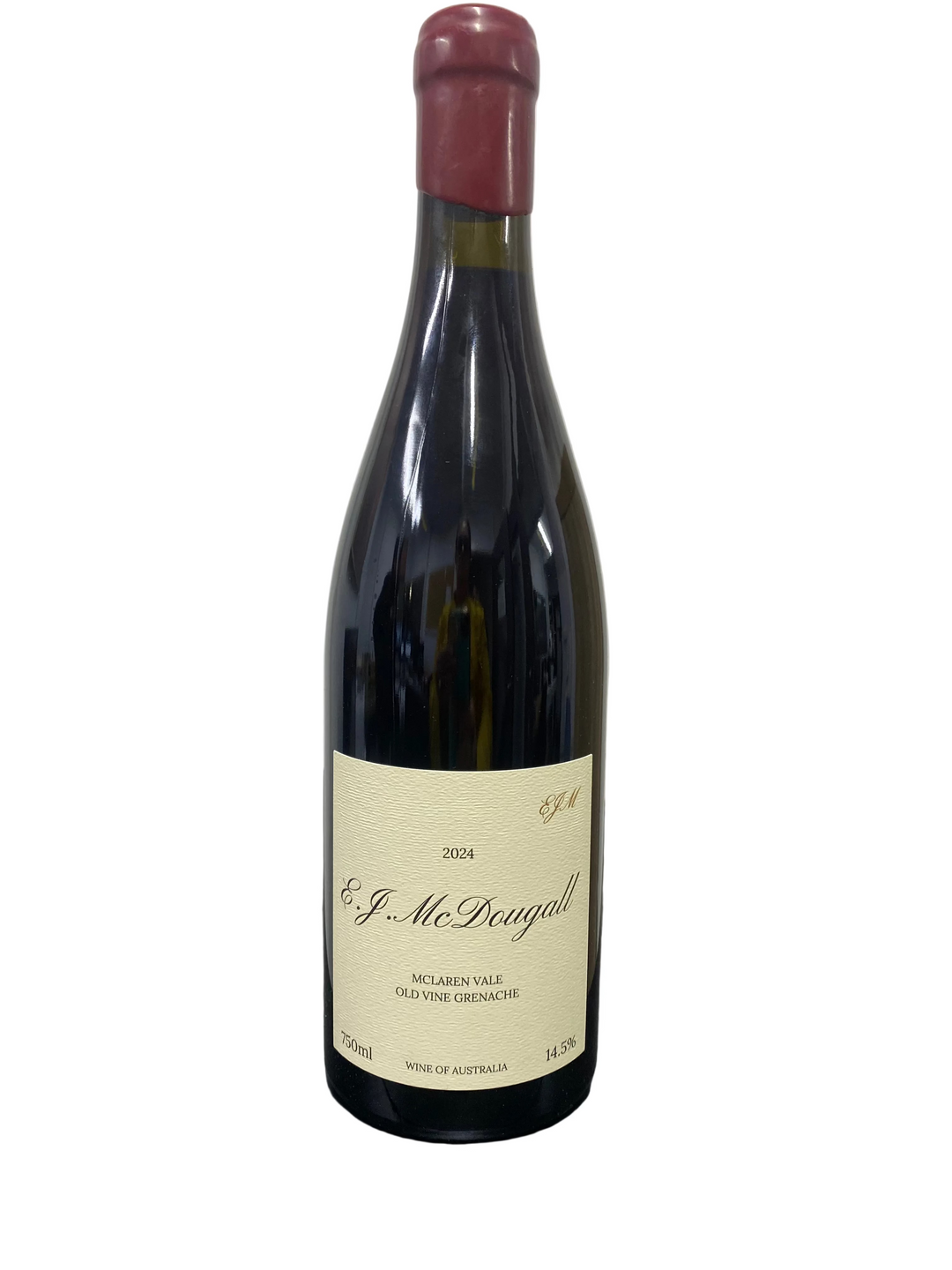 EJ MCDOUGALL MCLAREN VALE OLD VINE GRENACHE 2024