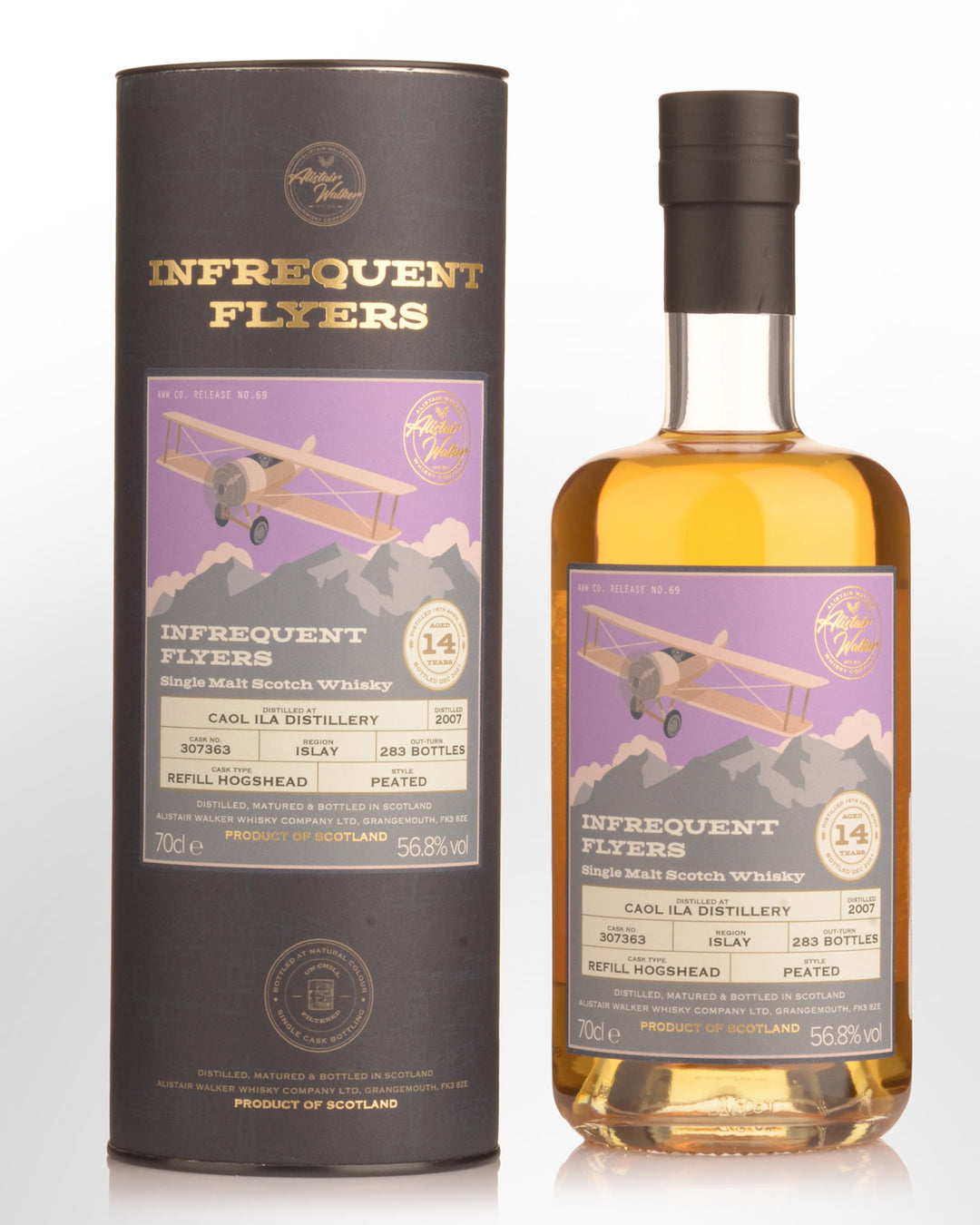 CAOL ILA 2007 AGED 14 YEARS SINGLE MALT SCOTCH WHISKY – INFREQUENT FLYERS #69 (700ML)