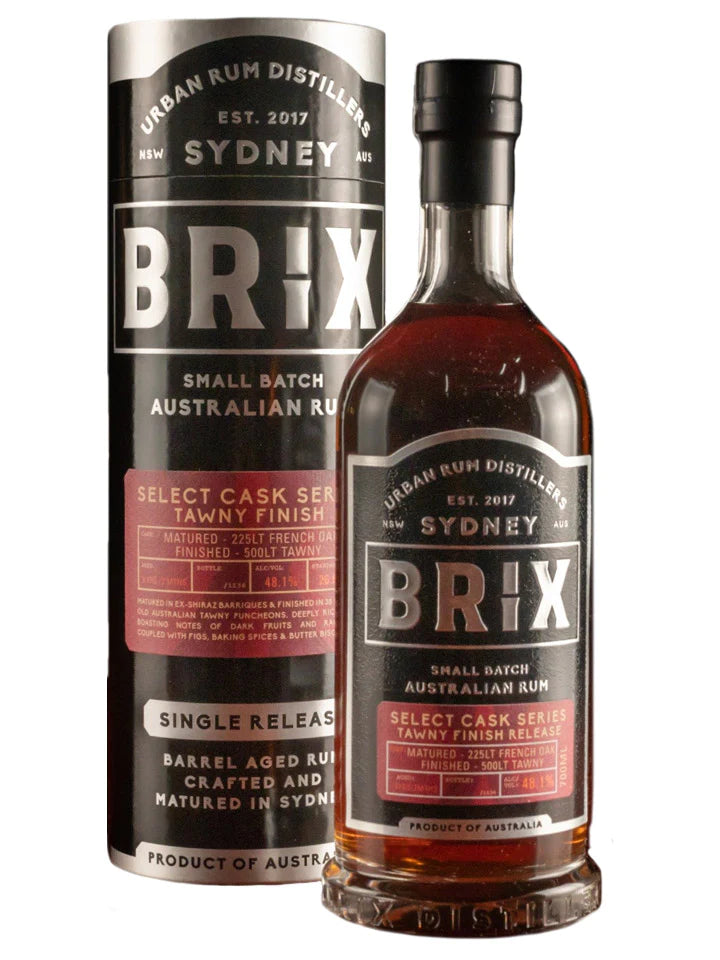 Brix Select Cask Tawny Port Finish Small Batch Australian Rum 700mL
