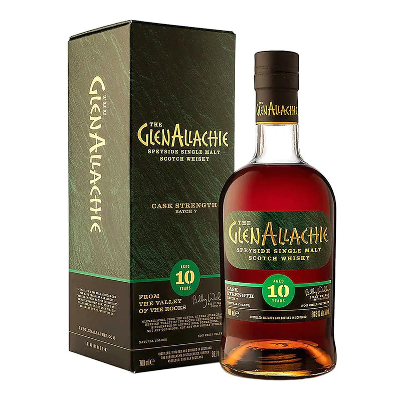 GlenAllachie 10 Year Old Cask Strength Single Malt Scotch Whisky 700ml (Batch 7)