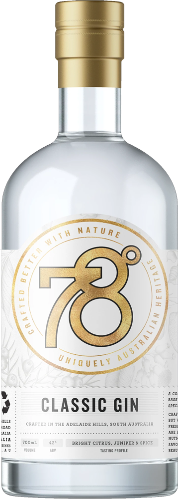 78 Degrees Classic Gin 700ml