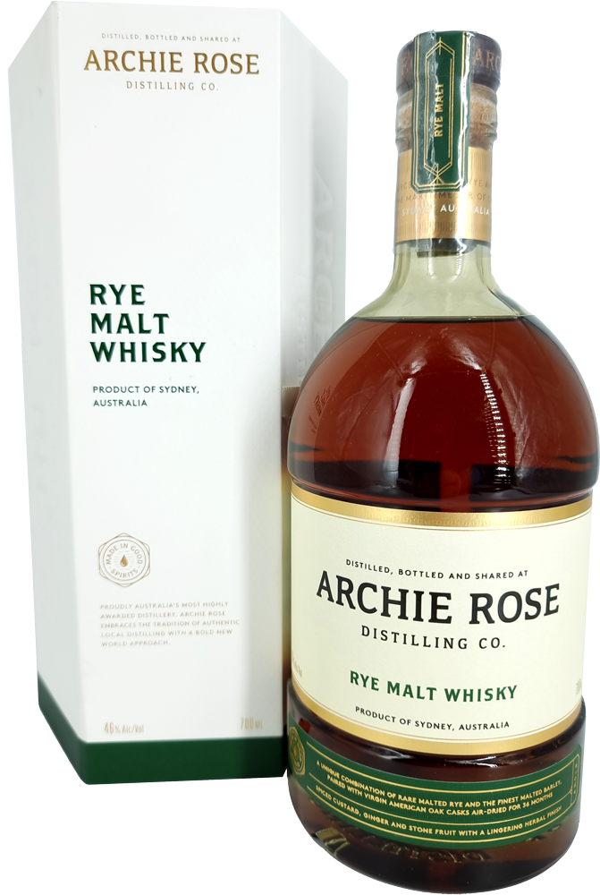 Archie Rye ARCHIE ROSE RYE MALT WHISKY 700ML – GOODWOOD CELLARS