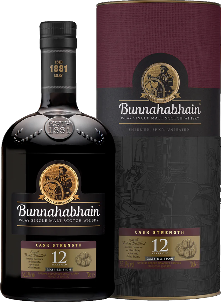 Bunnahabhain 12yo Cask Strength 700ml