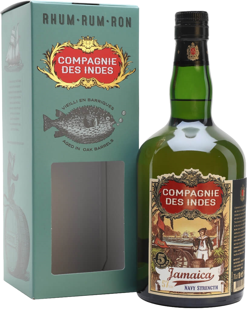 Compagnie Des Indes Jamaican Rum 5yo Navy Strength 700ml