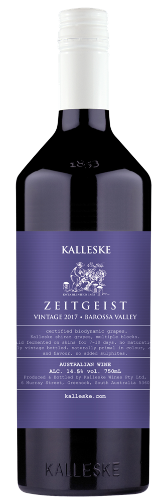 KALLESKE 'ZEITGEIST' SHIRAZ BOTTLE